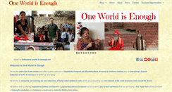 Desktop Screenshot of one-world-is-enough.net